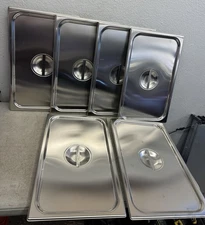 Vollrath 77250 Super Pan V S/S Full Size Solid Cover Box Of 6