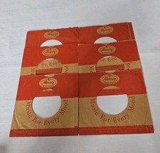 45 RPM 7" RECORD SLEEVES CO. SLEEVE 6 PACK SEE PHOTOS Mercury Records SLV334 