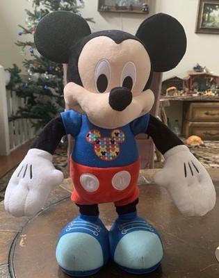Disney Mickey Mouse Animated Clubhouse Dance Break & Play Toy Plush TESTED WORKS