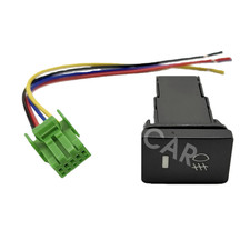 Car Push Switch Button LED Fog Light ON OFF Fit For Toyota Highlander 2001-2007