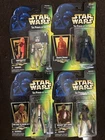 1997 Star Wars Power Of The Force Action Figure Lot Of 4 - Darth Vader, Han Solo