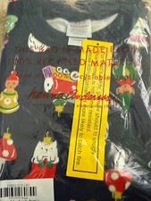 bnwt Hanna Anderson 2 pc Christmas ornament pajamas size 140 / 10