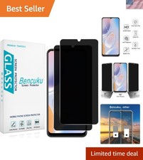 Anti-Spy Tempered Glass Screen Protector for T-Mobile Revvl 7/8 - 9H Hardness