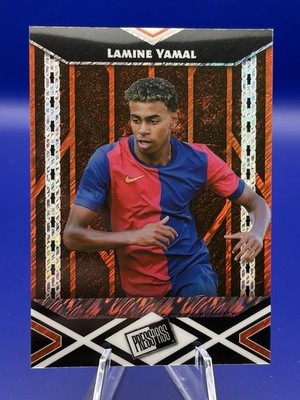 Lamine Yamal 2024 Leaf Press Proof PROMO /299 Orange Shimmer #PPB-4