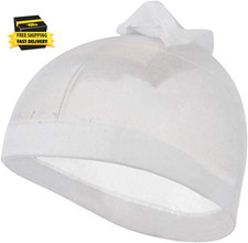 Stocking Wave Cap Fit All Head Sizes White , Piece of 2                