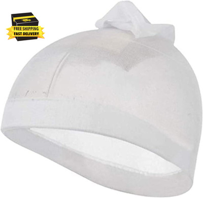 Stocking Wave Cap Fit All Head Sizes (White), Piece of 2      