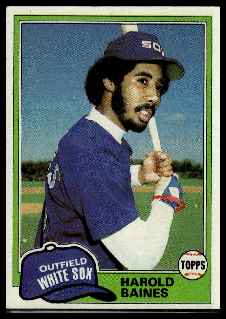 1981 Topps #347 Harold Baines Rookie RC