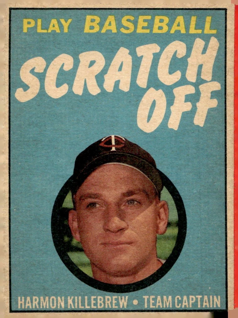 1971 Topps #NNO Harmon Killebrew Scratch-Offs