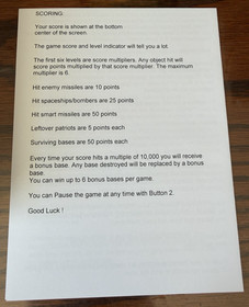 Vectrex Patriots by John Dondzilla *Very Rare Original 2002 Release* CIB MINT!