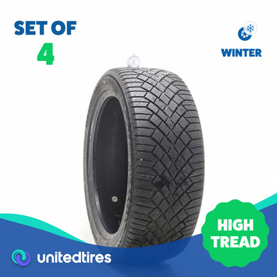 Set of (4) Used 255/45R20 Continental VikingContact 7 105T - 8-9.5/32
