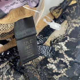 Agent Provocateur Adelia SOIREE Black Gold 36D/3 Set