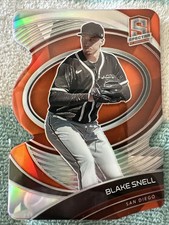 2021 Panini Spectra Neon Orange  Prizm Die-Cut 15/15! Blake Snell #77