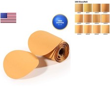 SPEEDWOX 100 Pcs 240 Grit Sandpaper Roll 6 Inch Round Sanding Discs Adhesive