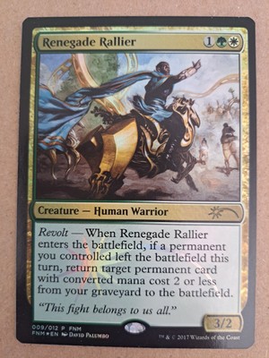 Renegade Rallier FOIL - FNM Promo (Friday Night Magic) - LP bis NM MTG