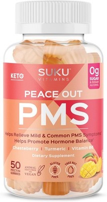 SUKU Vitamins-PMS Gummy Supplement with Chasteberry to Relieve PMS and Menopause