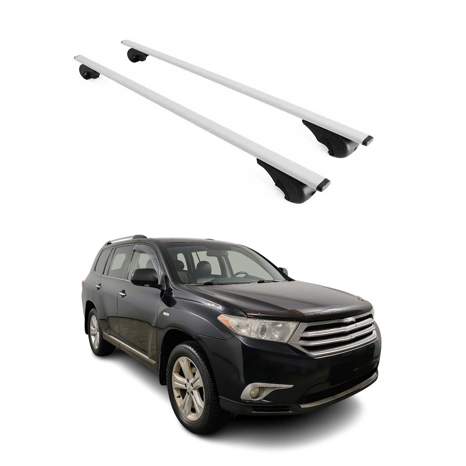 Barres de toit Toyota Highlander 2007-2013 pour résoudre le manque de coffre