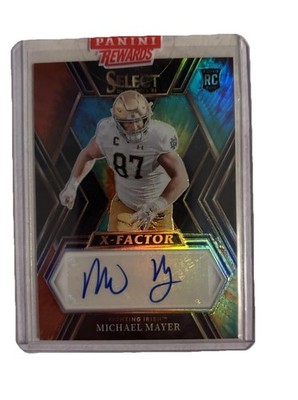 2023 Select Draft Picks X-Factor Signatures: Michael Mayer #XS-MMA - Tie-Dye /25
