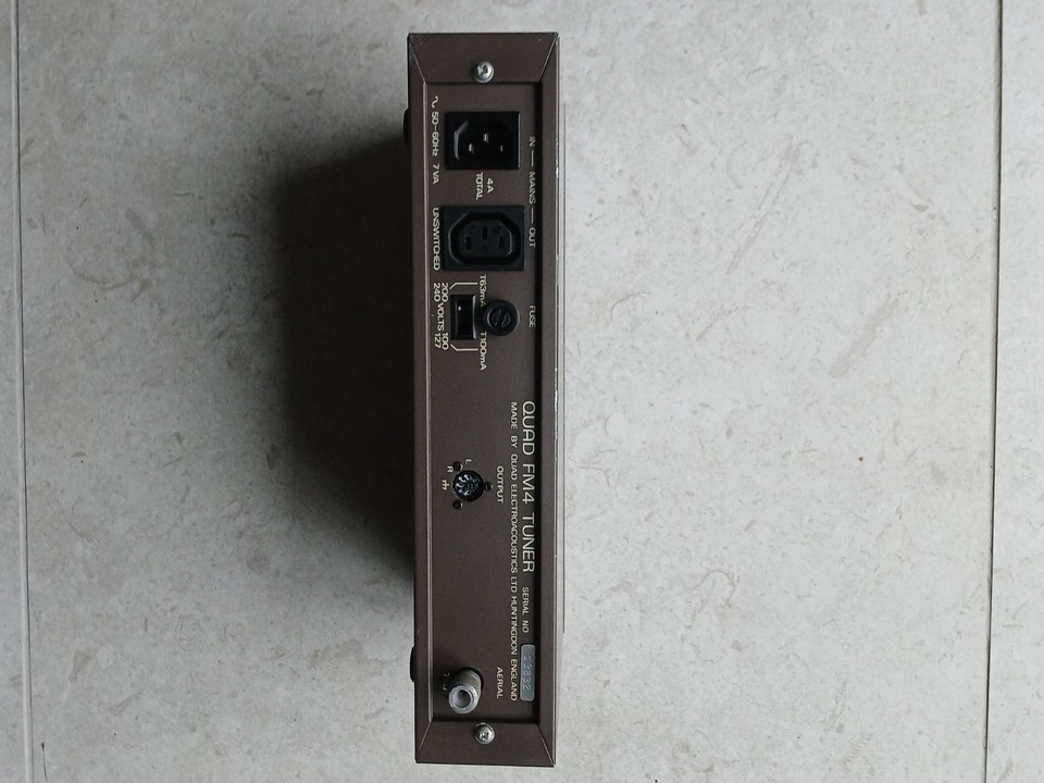 Quad FM 4 Tuner Grey Buttons. Mains lead included. Not working spares ...