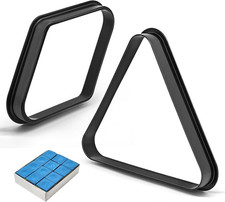 Plastic Pool Ball Rack Billiard Ball Triangle Rack, Pool Table Ball Holder Posit