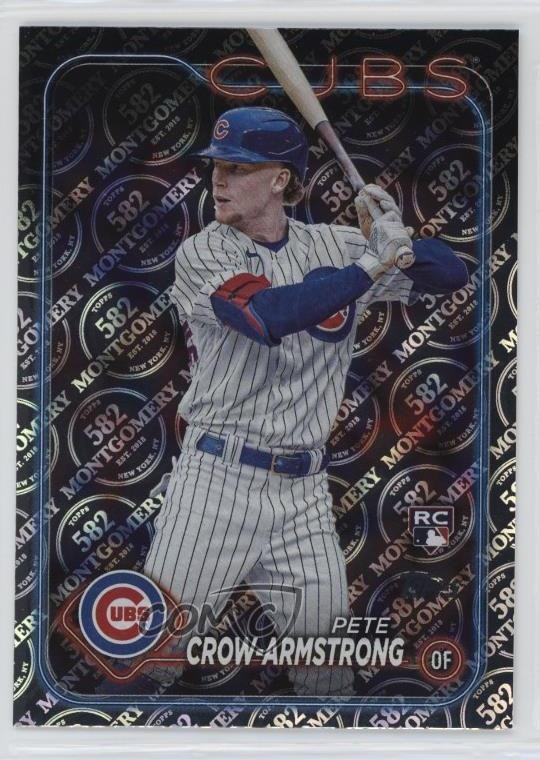 2024 Topps Series 2 582 Montgomery Club Pete Crow-Armstrong #407 Rookie RC 0h1