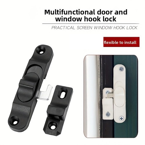 Gate Spring Fasteners Spring Loaded Sliding Door Lock for Screen and Window Plastic Fastener ...