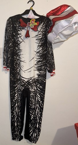 Dr Seuss Cat in the Hat Costume Childrens Book Day Outfit New- 7-8yrs - Picture 1 of 6