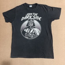 Official 90  s Star Wars Darth Vader BLACK TSHIRT - Size L - JOIN THE DARK SIDE