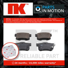 Brake Pads Set fits HONDA INSIGHT ZE, ZE2 1.3 Rear 2009 on NK 06430S2A000 New