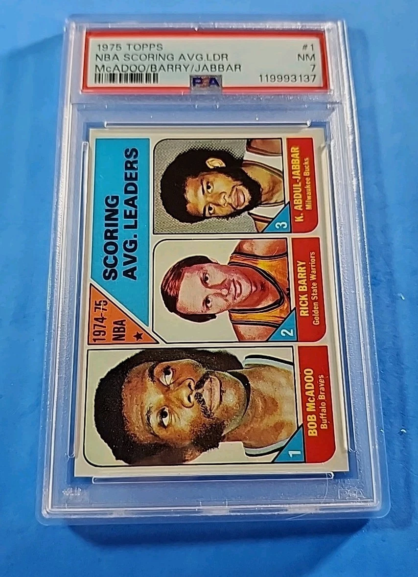 Topps Kareem Abdul-Jabbar 7 Graded Basketball Sports Trading Cards