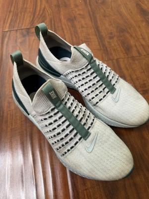 Nike React Phantom Run Flyknit 2 Platinum Womens SZ 9 Dark Teal Green D06698-001
