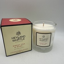 Designer Heyland & Whittle Sweet Pea & Rose Soy Wax Candle 🩷