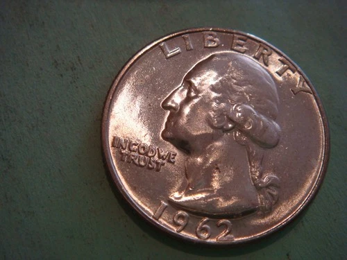1962 P Washington Quarter - Beautiful Uncirculated, actual coin