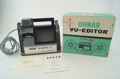 Vintage Ohnar VU Editor Model VI mit OVP Super 8  