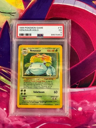 Venusaur 15/102 Base Set PSA Graded 5 Pokemon TCG