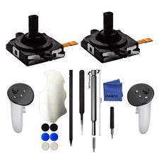 2 Pack Joystick Replacement for Oculus Quest 3 Controller Analog ThumbStick R...