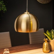 Design Hängeleuchte GOLDEN BALL 30cm gold höhenverstellbar Hängelampe Lampe