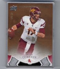 2011 Upper Deck Exquisite Collection Brock Osweiler RC #'ed 17/99 Jersey #