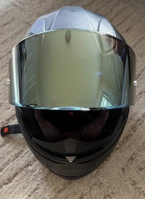 Sedici Primo Strada 3 Motorcycle Helmet. Iridium Shield+Stock Clear Shield, Bag.