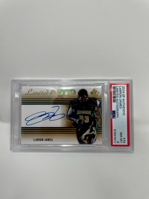 2014 SP AUTHENTIC #34 LEBRON JAMES LIMITED AUTOGRAPH 5/5