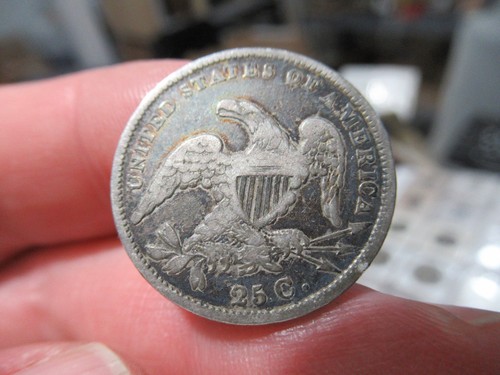 1831 Capped Bust Quarter Silver Coin, Full Liberty - Picture 3 of 5