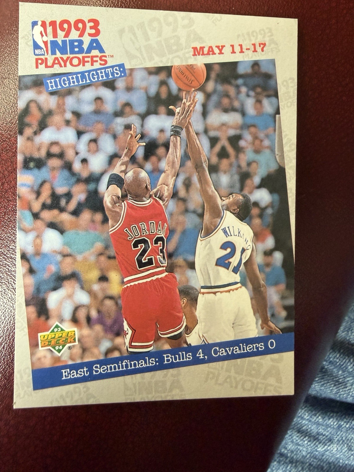 1993-94 Upper Deck - NBA Playoffs Highlights Michael Jordan #187
