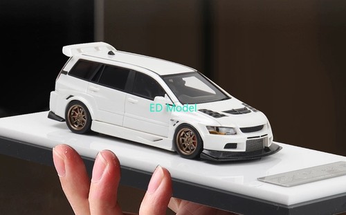 BN 404Error 1:64 White Lancer EVO 9 IX Wagon Sports Model Diecast Resin Car - Picture 5 of 5
