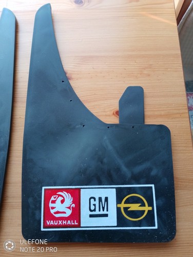 Vintage Unused Mudflaps Universal Fit Mud Flaps Suits Vauxhall Opel GM X 2 - Picture 3 of 23
