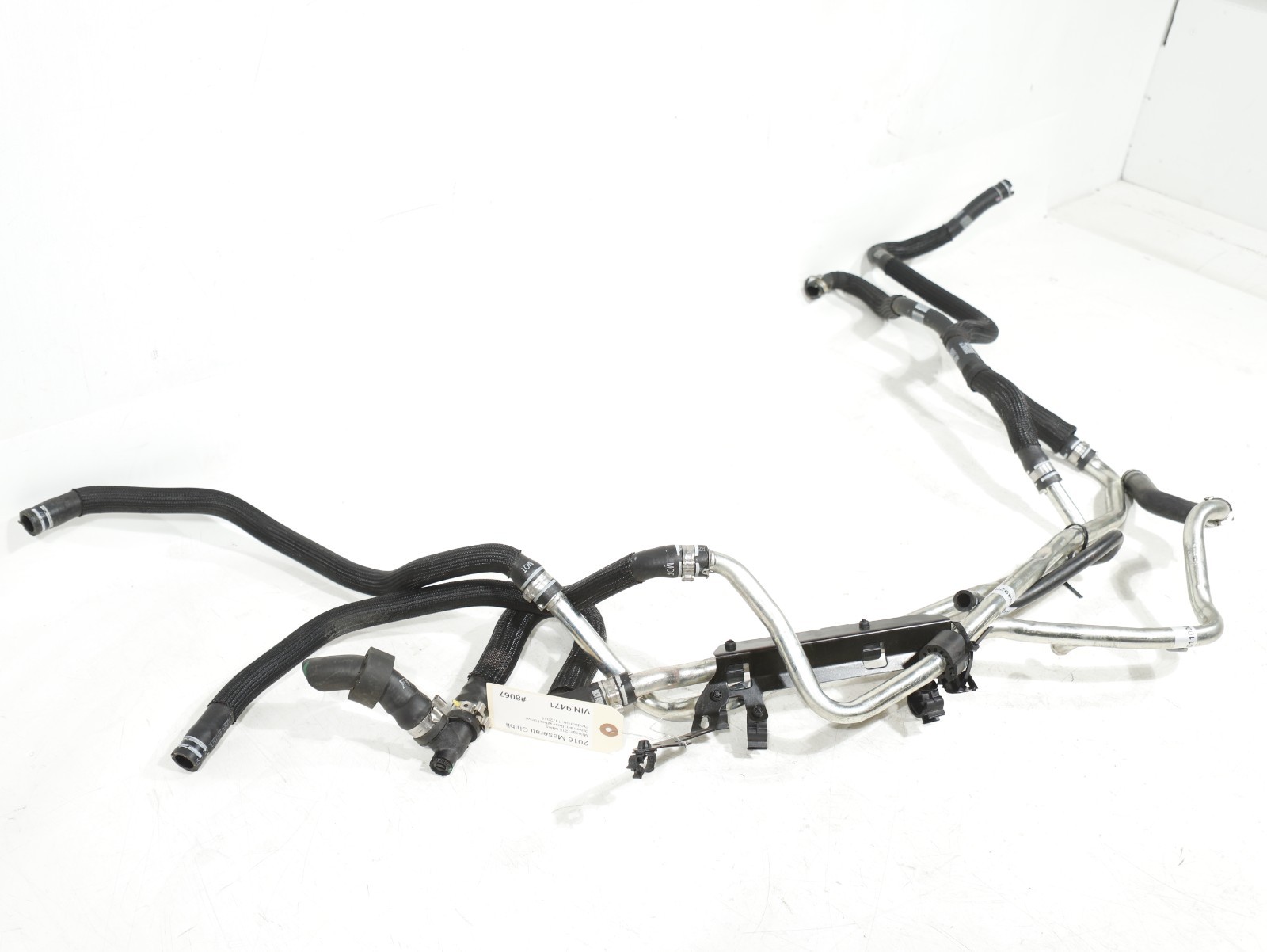 14-20 Maserati Ghibli 3.0L Engine Radiator Coolant Heat Water Hose Pipe SET 21k