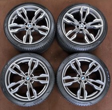 4 21 Bmw X3 X4 X5 M40i 718m Wheels Rims Tires Factory Oem Set 86364 86367