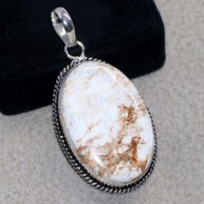 925 Silver Plated Wild Horse Pendant 2.2" Layering Friendly Design Trendy AU V73