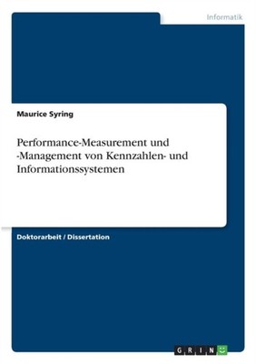 Syring - Performance-Measurement und -Management von Kennzahlen- und I - X555z