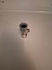 Luxe Bidet 7/8 X 7/8 X 3/8 Hybrid Metal Plastic Cold Water T-Adapter For Bidets