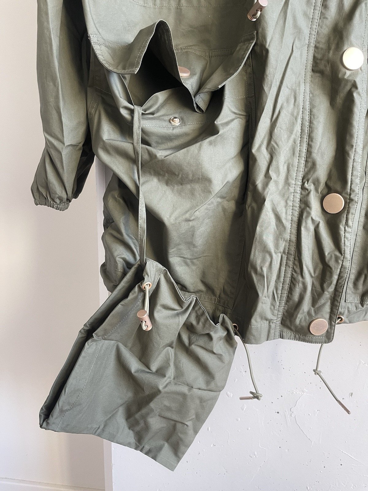 Sézane Women’s Miro Jacket in Khaki Size 12 image 7