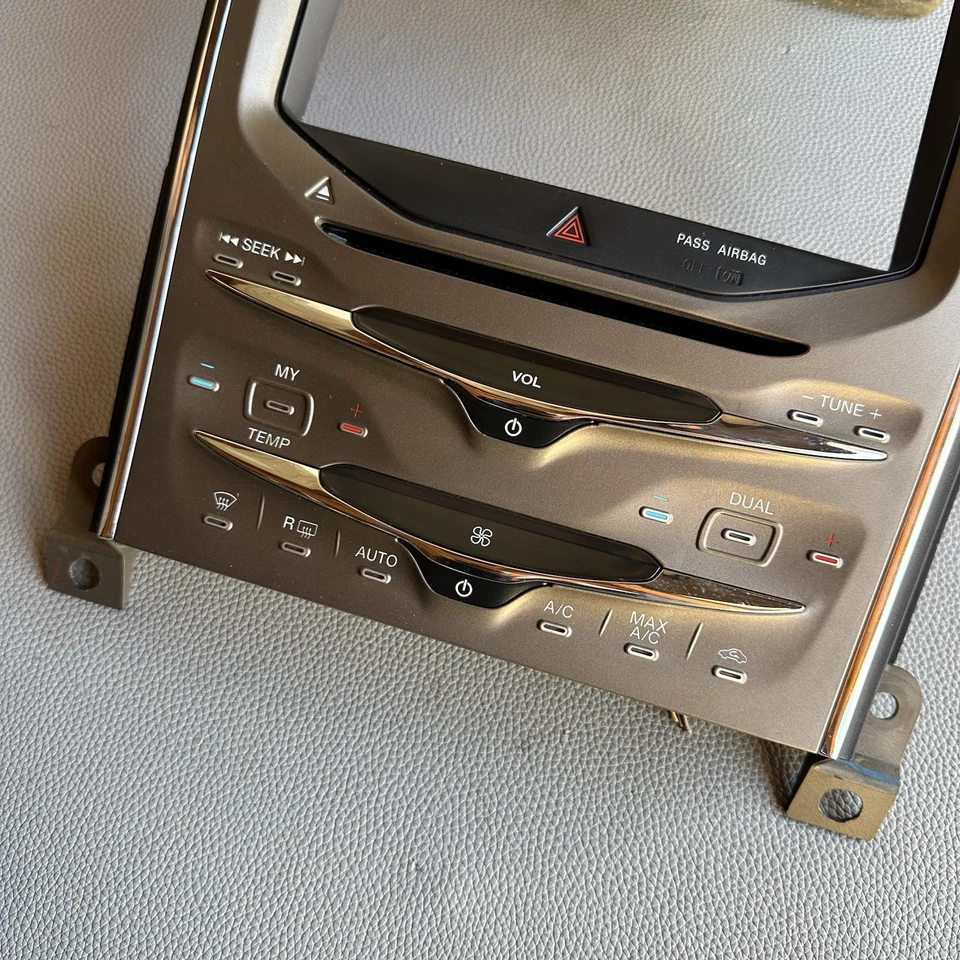 Lincoln MKX Calentador Climatizador Radio CD Control Tablero Bisel OEM 2011-2014 Foto 2 de 4